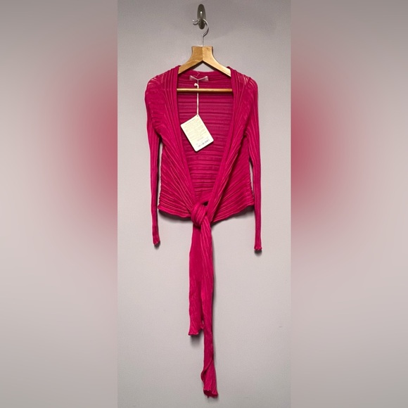 NWT Unique GREECE Multi Use COTTON Designer CARDIGAN - Picture 8 of 13